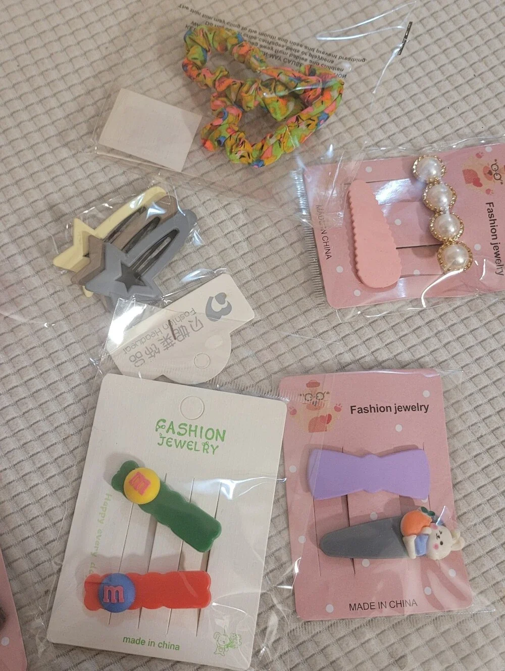 Kids Multicolor Hair Accessories Set
